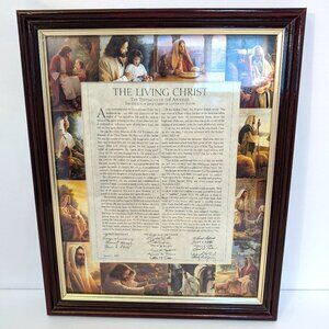 The Living Christ Framed Print, The Testimony of the Apostles, Latter-Day Saints